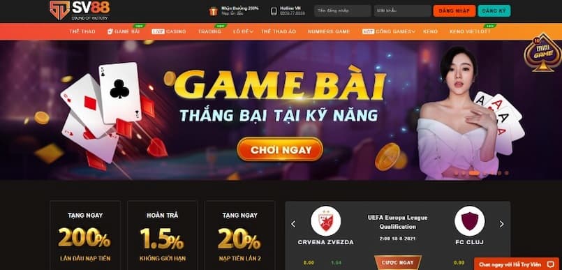 Tốc độ truy cập vào nhà cái Sv88 nhanh chóng hàng đầu Tốc độ truy cập vào nhà cái Sv88 nhanh chóng hàng đầu